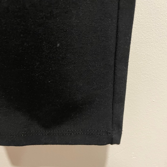 Women’s Black Pants ankle length 2X stretch pull on Yarn & Sea faux pocket - Picture 6 of 11